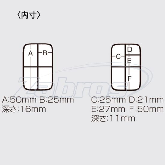 Картинка Meiho Versus VS-310, 11,4x6,3x3,4 см