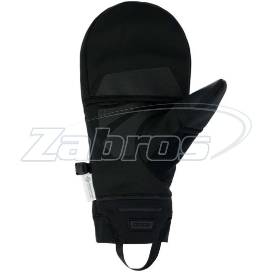 Фотография Simms Windstopper Foldover Fishing Mitt, 13793-001-10, XS, Black