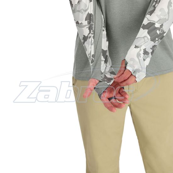 Купить Simms Bugstopper SolarFlex Hoody, 13682-2001-40, L, Cinder/Regiment Camo Cinder