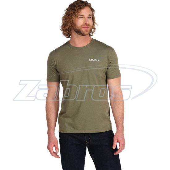 Картинка Simms Trout On My Mind T-Shirt, 13629-914-50, XL, Military Heather