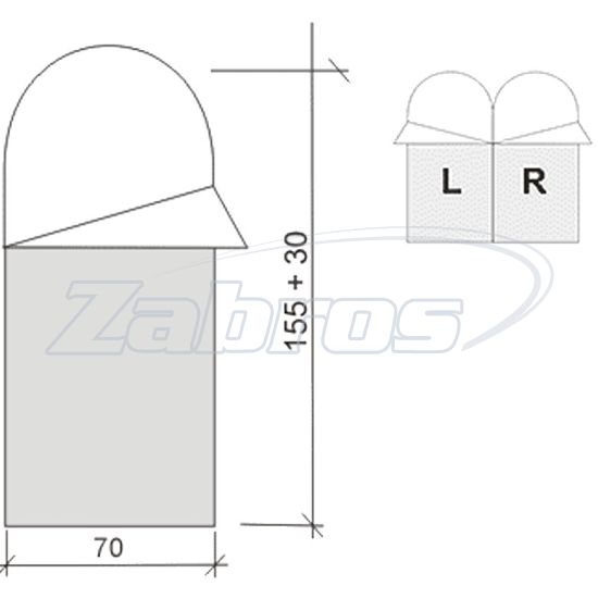 Картинка Terra Incognita Asleep JR 200, L, Blue