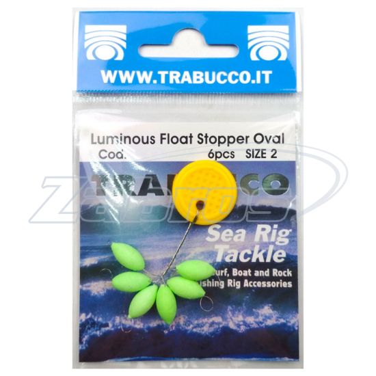 Фотография Trabucco Luminous Float Stop Oval, 104-51-720, #2, 5,6 мм, 6 шт
