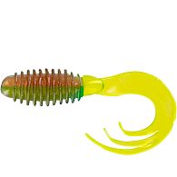 Силікон Big Bite Baits Ring Triple Tip Grub, 2,00", 5,08 см, 10 шт, Pumpkin/Chart: купити, ціна, Київ, Україна | Zabros