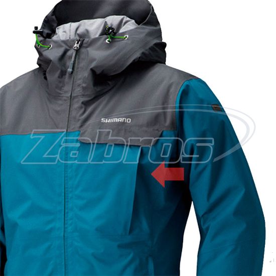 Картинка Shimano GORE-TEX Explorer Warm Jacket, RB-01JS, M, Tide Khaki