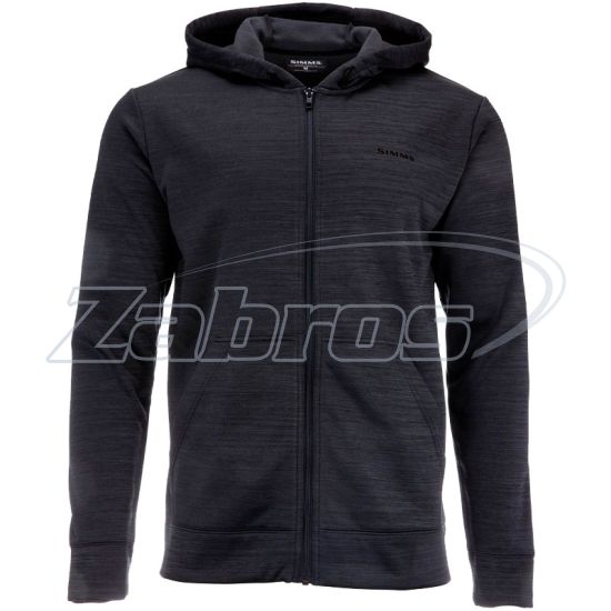 Фото Simms Challenger Hoody - Full Zip, 13281-010-60, XXL, Black Heather
