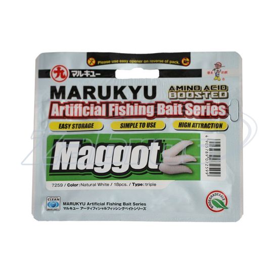 Малюнок Marukyu Maggot, 10 шт, Yellow Glow