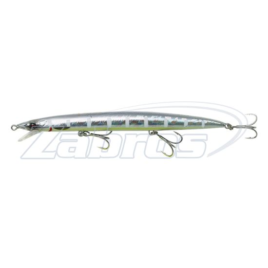 Фото Savage Gear Sandeel Jerk Minnow S, 64008, 14,5 см, 17 г, Zebra Glow