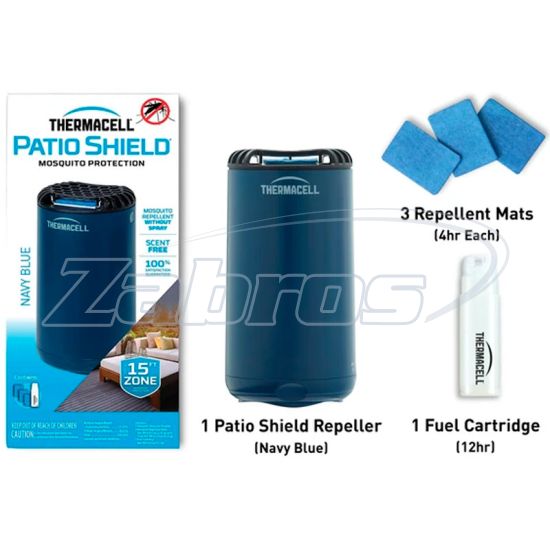 Фотографія Thermacell MR-PS Patio Shield Mosquito Repeller, Navy