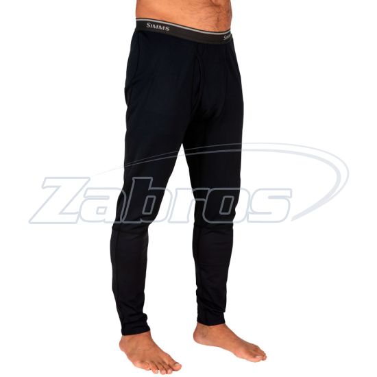 Фотографія Simms Heavyweight Baselayer Bottom, 13308-001-50, XL, Black