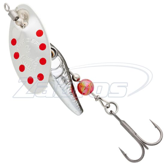 Фото Savage Gear Sticklebait Spinner, #3, 9,1 г, Dirty Silver Red