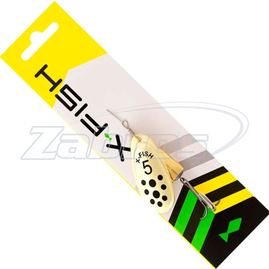 Фото X-Fish Wolf, #5, 12,5 г, Gold