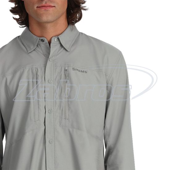 Малюнок Simms Intruder BiComp Fishing Shirt, 14441-255-30, M, Cinder