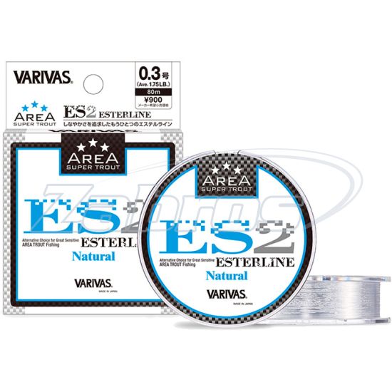 Фотография Varivas Super Trout Area ES2 Ester Natural, 0,09 мм, 0,79 кг, 80 м