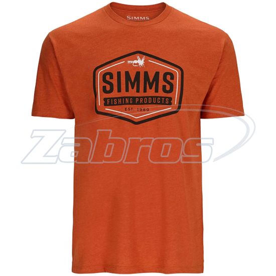 Фото Simms Fly Patch T-Shirt, 14095-799-20, S, Adobe Heather