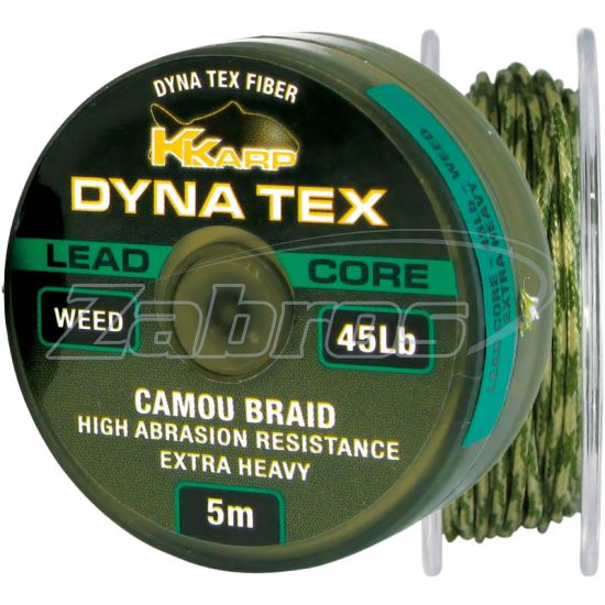 Фото K-Karp DT Lead Core, 45 lb, 5 м, Weed