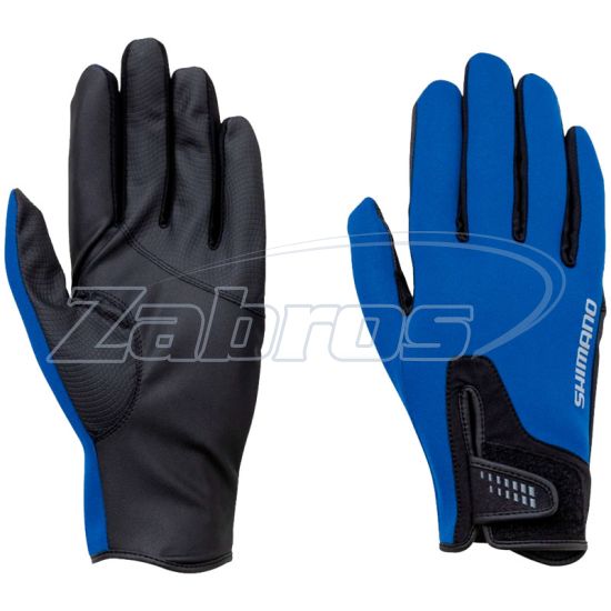 Фото Shimano Pearl Fit 3 Cover Gloves, M, Blue
