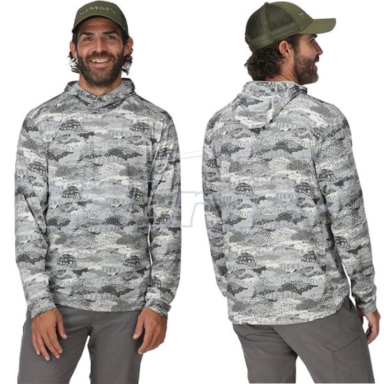Фотографія Simms Bugstopper SolarFlex Hoody, 13682-1313-40, L, Shroud Sterling