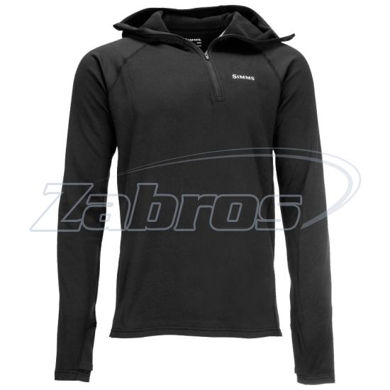 Фото Simms Heavyweight Baselayer Hoody, 13307-001-30, M, Black
