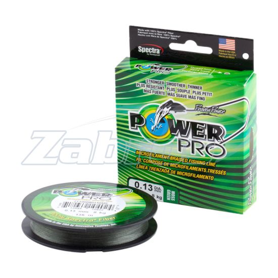 Фото Power Pro, 0,19 мм, 13 кг, 135 м, Moss Green