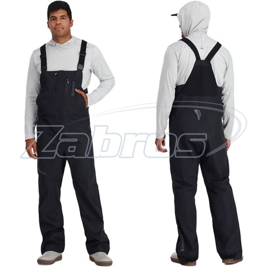 Фотографія Simms Challenger Bib, 14369, L, Black