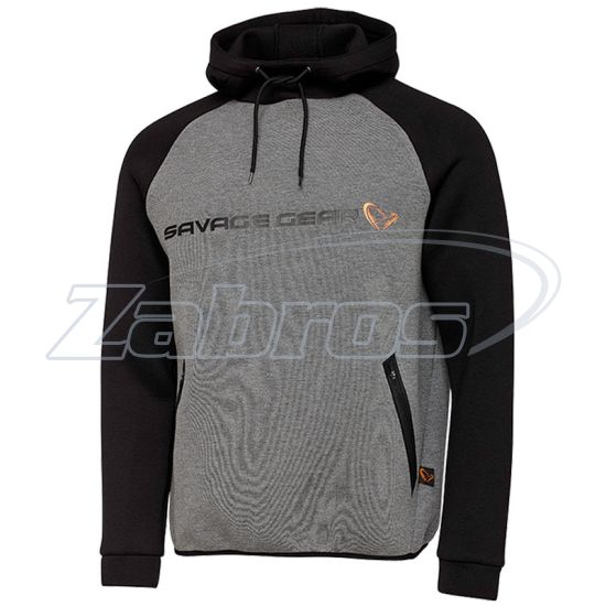 Фото Savage Gear Tec-Foam Hoodie, 76696, XL, Dark Grey Melange