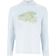 Худі Simms Tech Hoody - Artist Series, 13521-1311-20, S, Bimini Trout Head, купити, ціни в Києві та Україні, інтернет-магазин | Zabros
