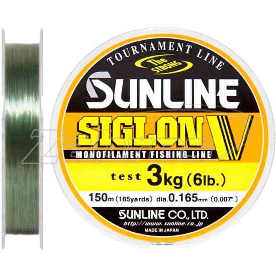 Фото Sunline Siglon V, 0,17 мм, 3 кг, 150 м, Mist Green