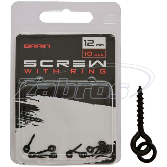Фото Brain Screw With Ring, 12 мм, 10 шт