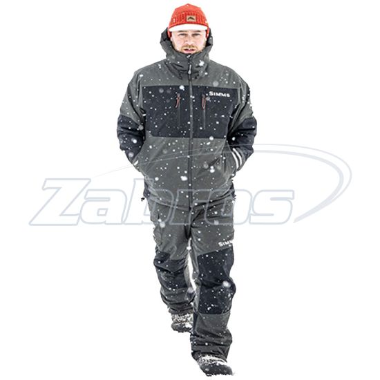 Цена Simms Guide Insulated Fishing Jacket, 13573-003-40, L, Carbon