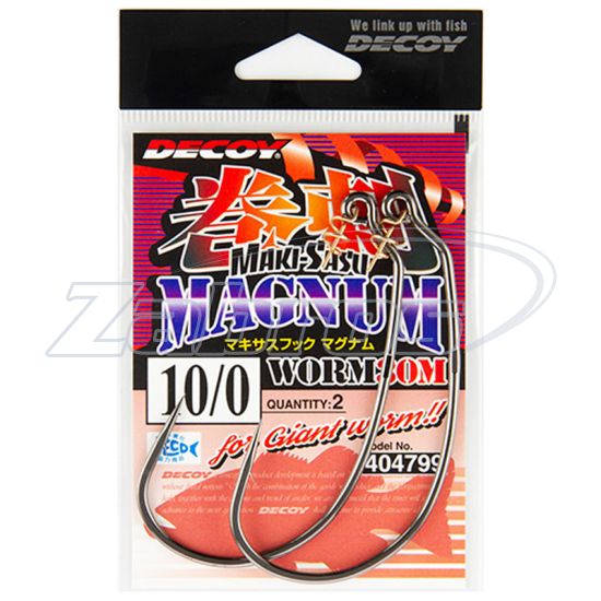 Картинка Decoy Worm30M, Makisasu Hook Magnum, 6/0, 4 шт