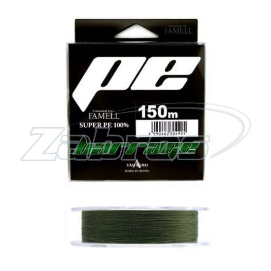 Фотография Yamatoyo Barrage Super PE, #1, 0,17 мм, 4,5 кг, 150 м, Dark Green