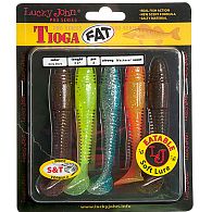 Силикон Lucky John Tioga Fat MIX1, 3,90", 9,9 см, 5 шт, 140146-MIX1: купить, цена, Киев, Украина | Zabros