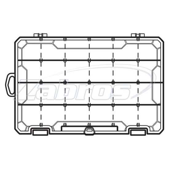 Ціна Flambeau Tuff Tainer, 4007, 27,9x18,4x4,4 см