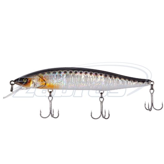 Фото Jackall RV Minnow 110SP, 11 см, 16,3 г, 1,5 м, HL Silver & Black