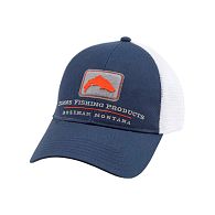 Кепка Simms Trout Trucker Cap, HTR1540500, Indigo: купить, цена, Киев, Украина | Zabros
