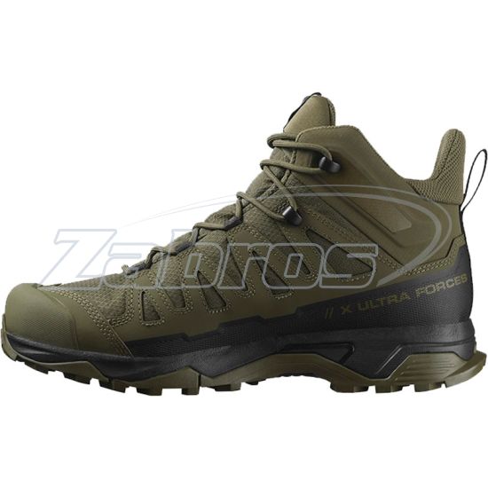 Картинка Salomon X Ultra Forces Mid, L47452700, 13,5, Ranger Green/Black