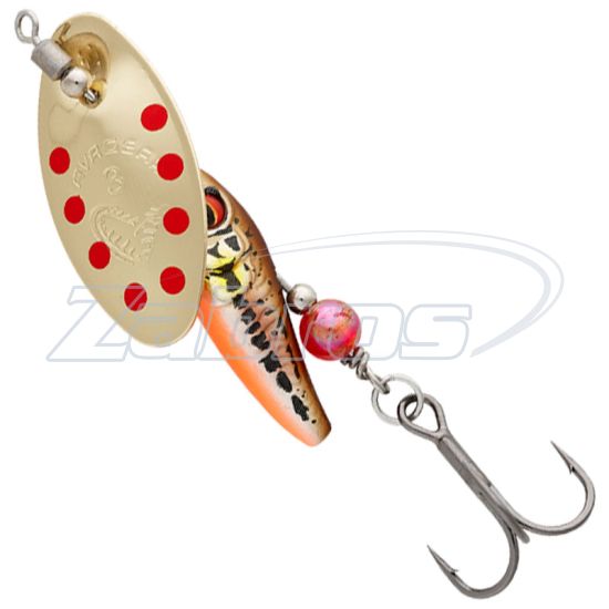 Фото Savage Gear Sticklebait Spinner, #3, 9,1 г, Minnow Gold Red