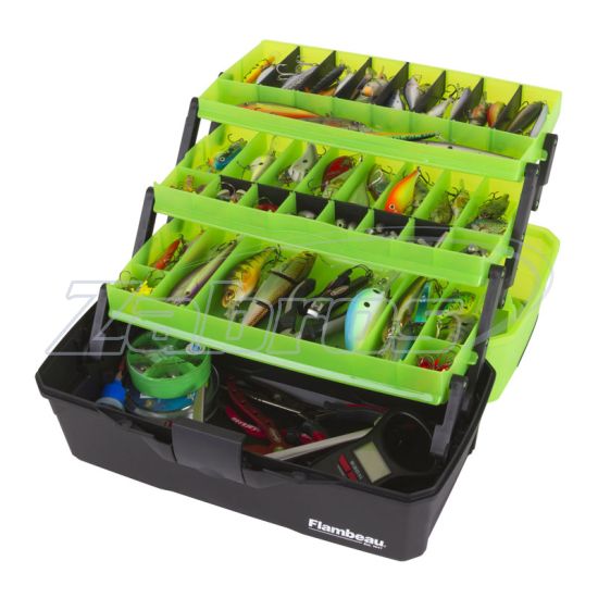 Ціна Flambeau Classic 3-Tray Frost Series, 6383, 40,6x22,9x21 см, Green