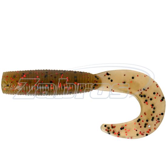 Фото Daiwa Bait Junkie Grub, 2,50", 6,35 см, 8 шт, Mud Blood UV