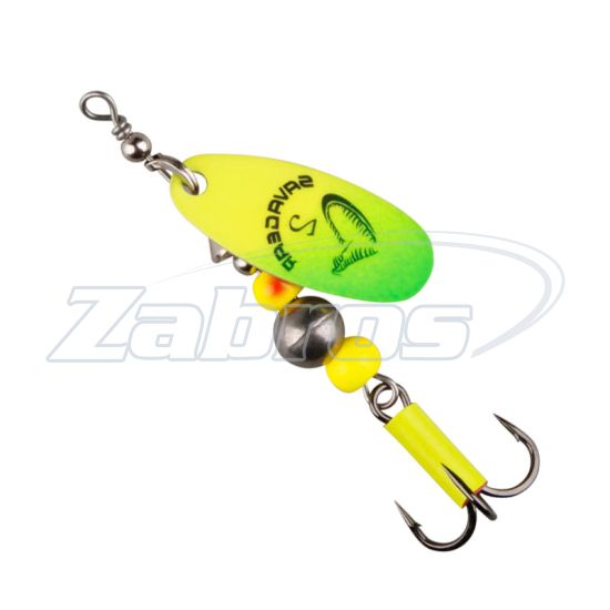 Фото Savage Gear Caviar Spinner, 43629, 18 г, Fluo Yellow/Chartreuse