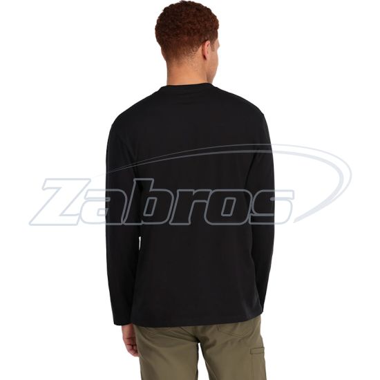 Ціна Simms Logo LS Shirt, 13626-1292-30, M, Jet Black