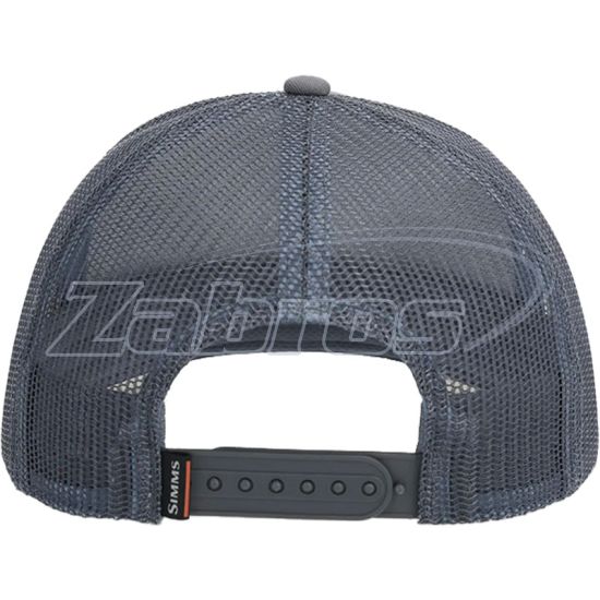 Малюнок Simms Double Haul Icon Trucker, 14032, Bass Gunmetal
