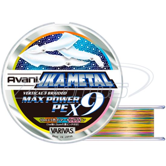 Фотографія Varivas Avani Ikametal Max Power Pe X9, #0,6, 0,13 мм, 6,3 кг, 200 м, Marking