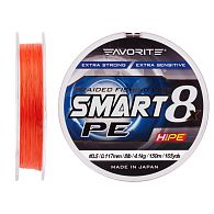 Шнур Favorite Smart PE 8x, #0,8, 0,15 мм, 6,8 кг, 150 м, Red Orange, купити, ціни в Києві та Україні, інтернет-магазин | Zabros
