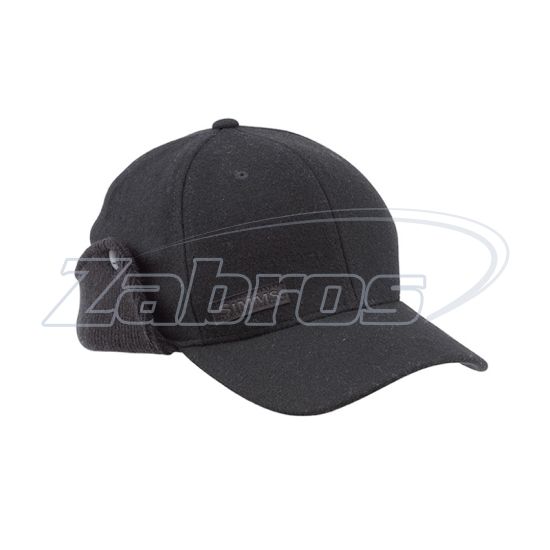 Фото Simms Wool Scotch Flexfit Flap Cap, 10793, Black