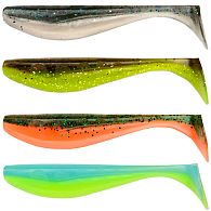 Силікон FishUp Wizzle Shad, 5,00", 12,7 см, 4 шт, MIX1 - 201, 203, 205, 206: купити, ціна, Київ, Україна | Zabros