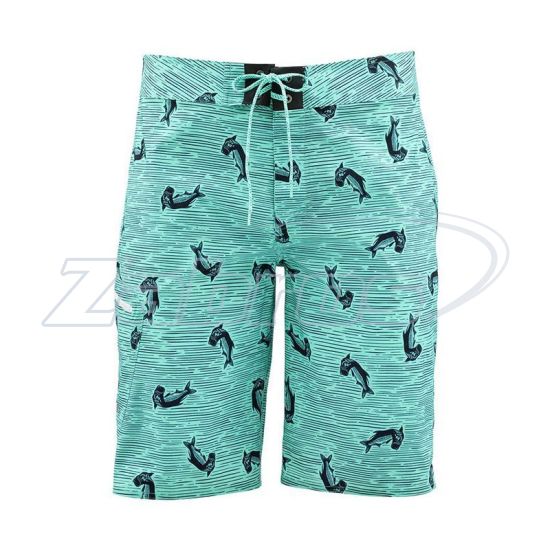 Фото Simms Tumunu Board Short - Print, 12880-596-W36, 36W, Tarpon Time Aruba