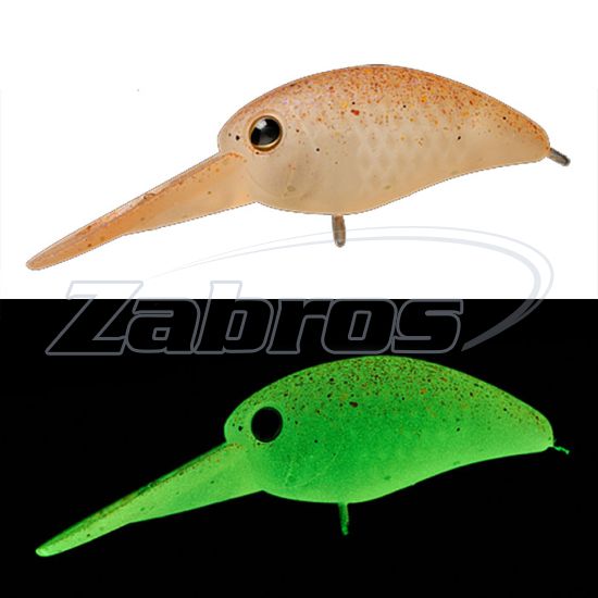 Картинка Jackall Panicra MR, 3,2 см, 3,3 г, 1,5 м, Tackey Glow