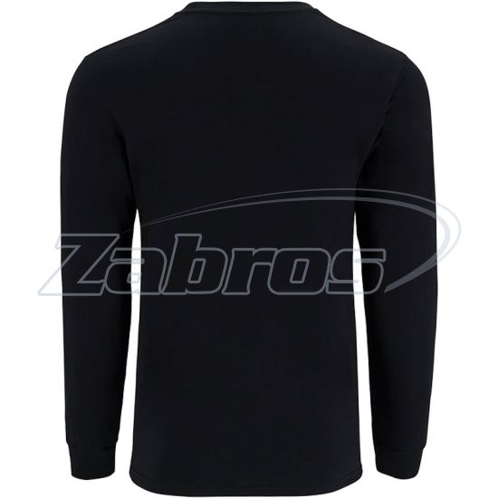 Фотографія Simms Logo LS Shirt, 13626-1292-30, M, Jet Black