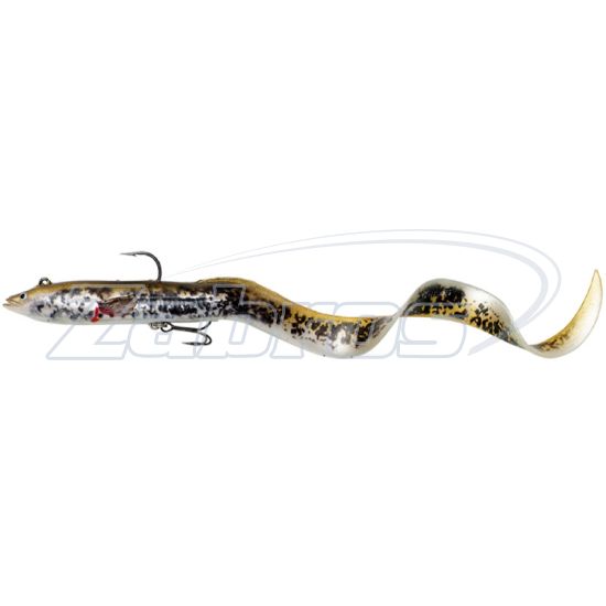 Фото Savage Gear 4D Real Eel, 7,90", 20 см, 38 г, 1 шт, Olive/Pearl PHP